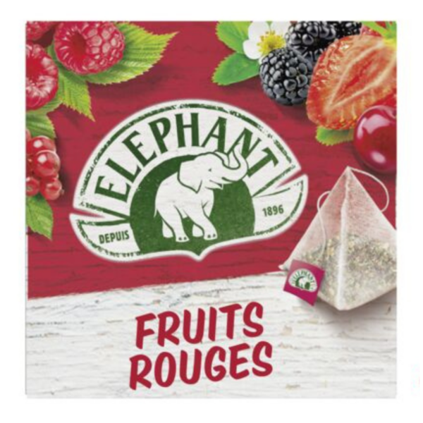 Elephant Infusion Fruits Rouges 25 Sachets 32.5g